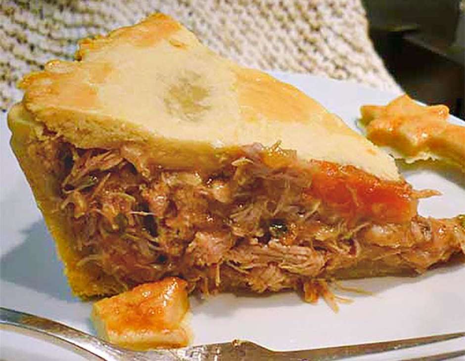 Torta de frango à moda antiga