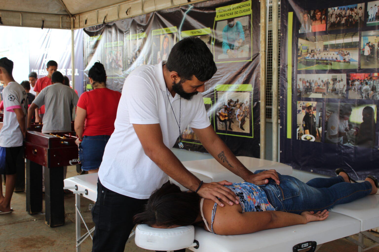 Inscrições abertas para formação profissional em massoterapia em Ceilândia