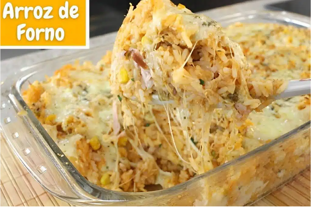 Arroz de Forno com Frango