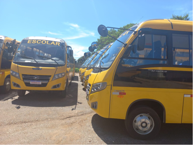 100 novos ônibus de transporte escolar serão apresentados nesta sexta (10)