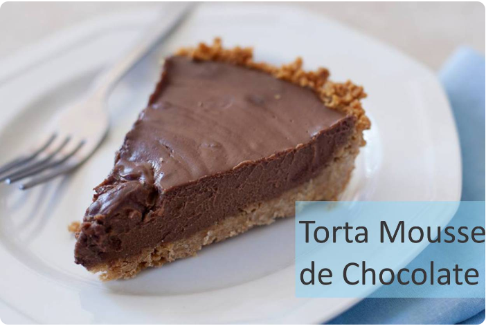 Torta de Mousse de Chocolate