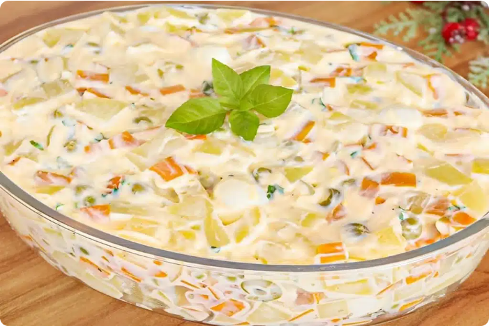 Salada de Maionese Simples