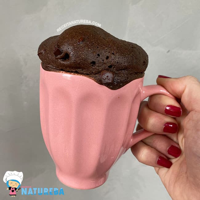 Bolo de caneca de 5 minutos