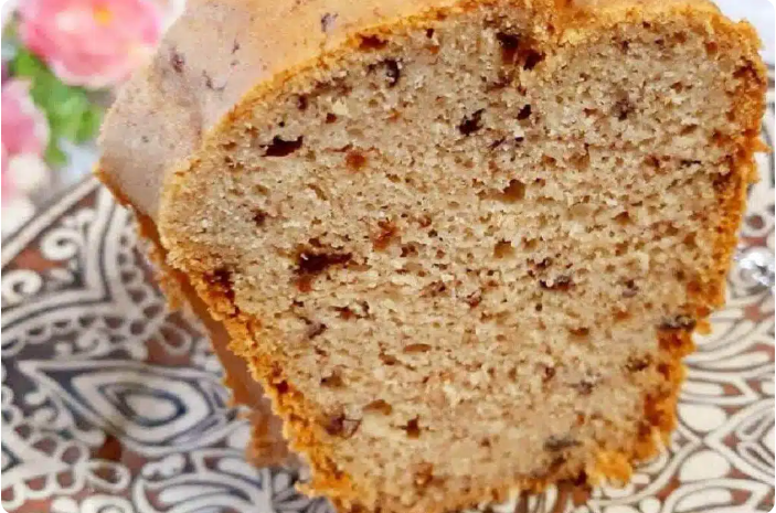 Bolo de Banana sem açúcar e zero lactose