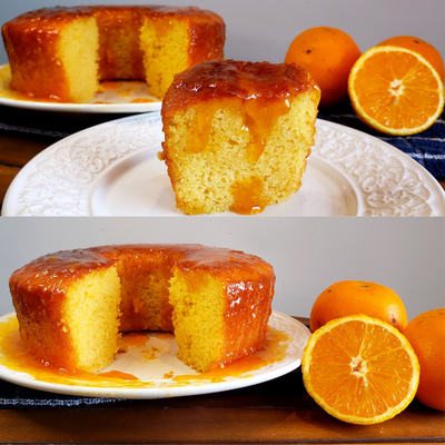 Bolo de Laranja de frigideira