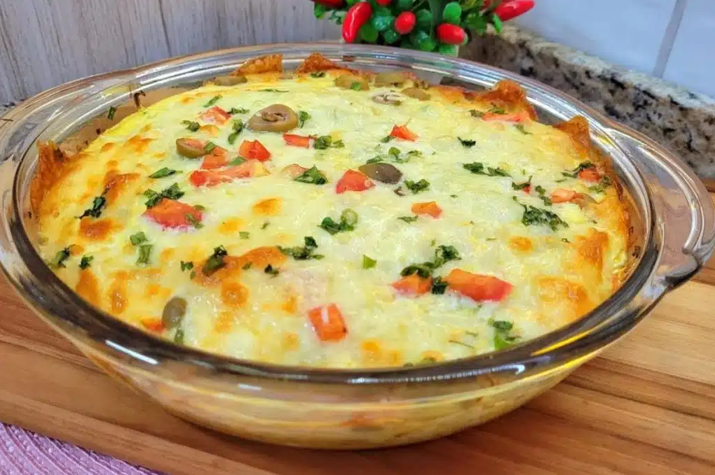 Torta de repolho cremosa e saborosa para substituir o jantar