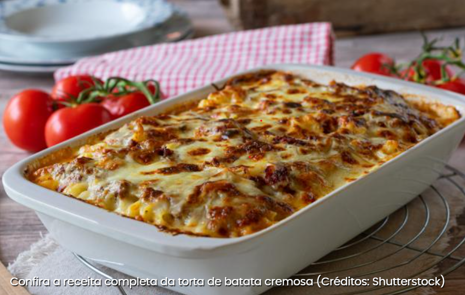 Torta de batata com carne moída