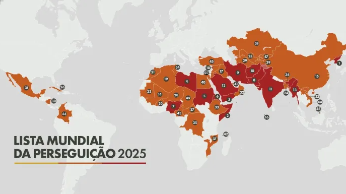 Lista Mundial da Perseguição 2025: Coreia do Norte no topo pelo terceiro ano consecutivo