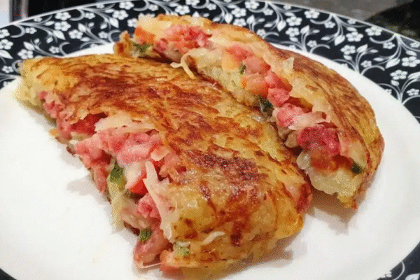 Batata rosti recheada