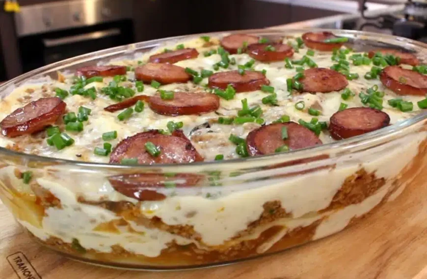 Batata Recheada de Forno Gratinada