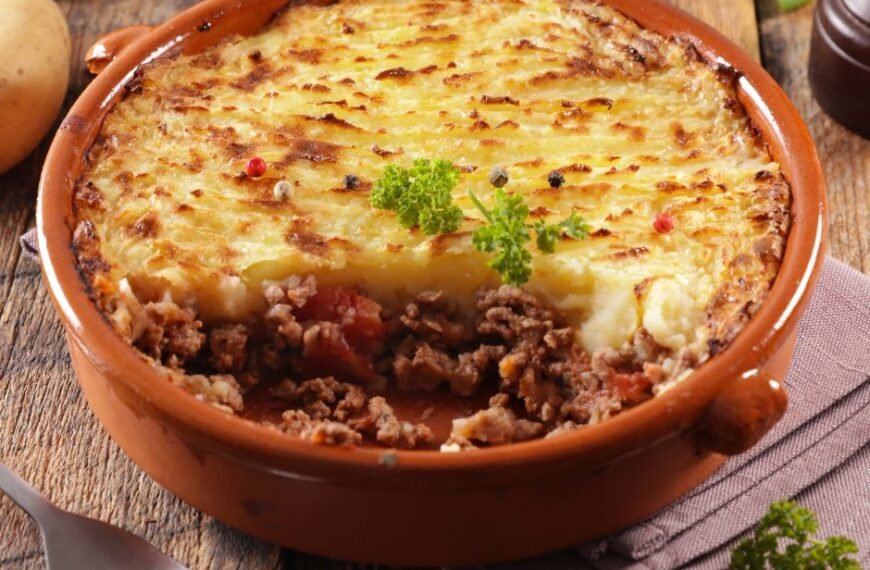 Escondidinho de Carne Moída com Purê de Batata