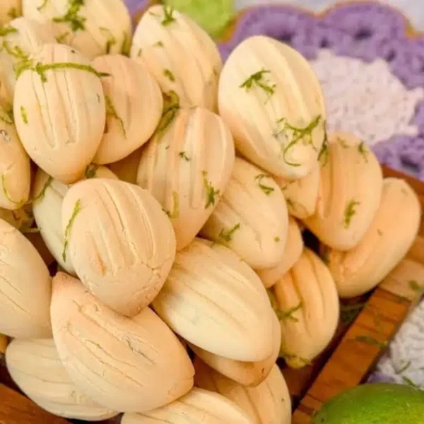 Bolachinha de Limão com textura de Mousse